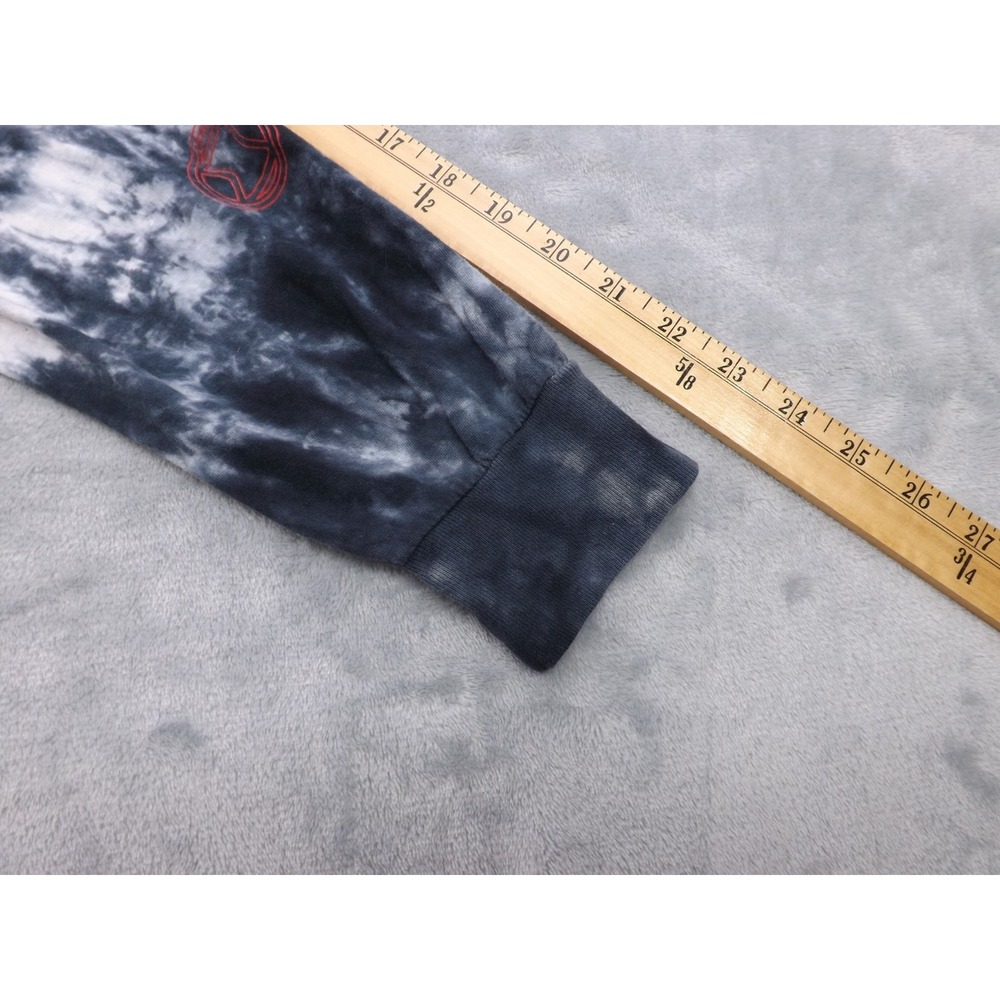 Marvel Tie Dye Long Sleeve Shirt Men's Size M Black/White/Multi Super Heroes - Picture 10 of 16